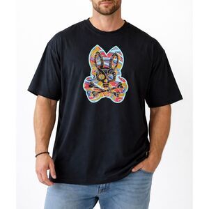 PSYCHO BUNNY Tee T-Shirt Men’s Black size 3XL Tall